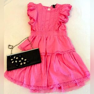 Like New Forever 21 Tiered Ruffle Dress